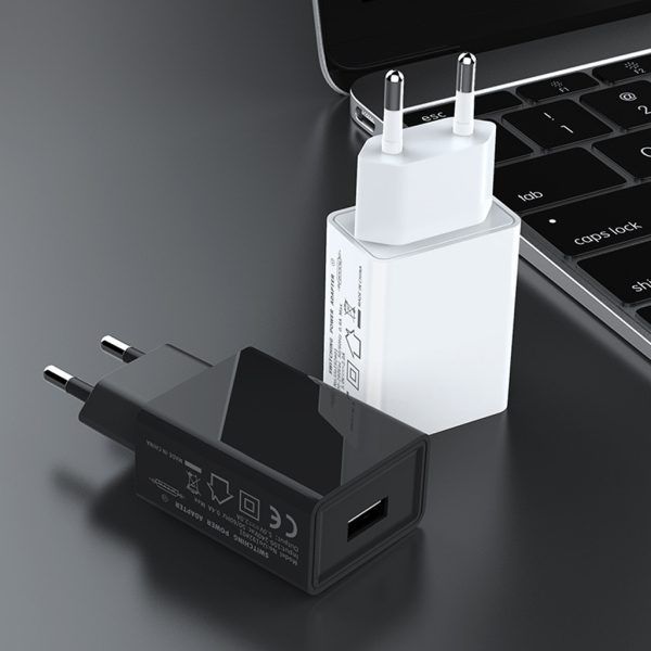 Мережевий адаптер USB 2A чорний - Зображення 4