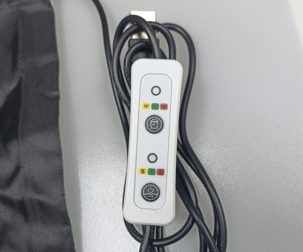 USB килимок грілка 30 на 30 см таймер режими - Зображення 3