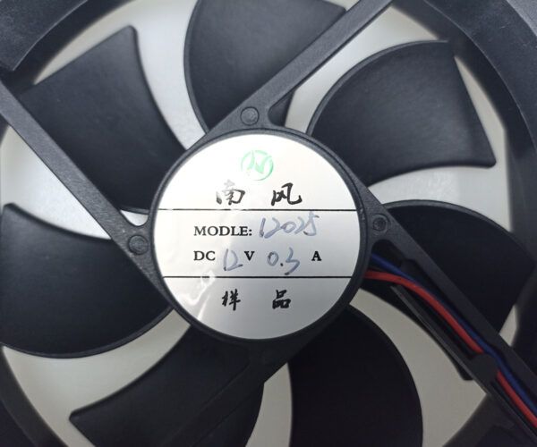 Вентилятор 12v 120мм 0.35А NANFAN - Зображення 2