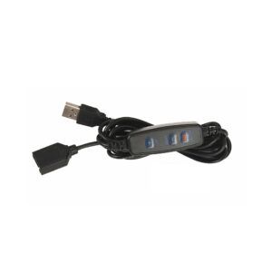 USB удленнитель с переключателем черный