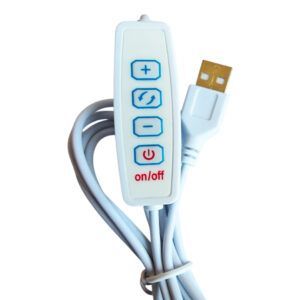 Шнур USB с пультом белый