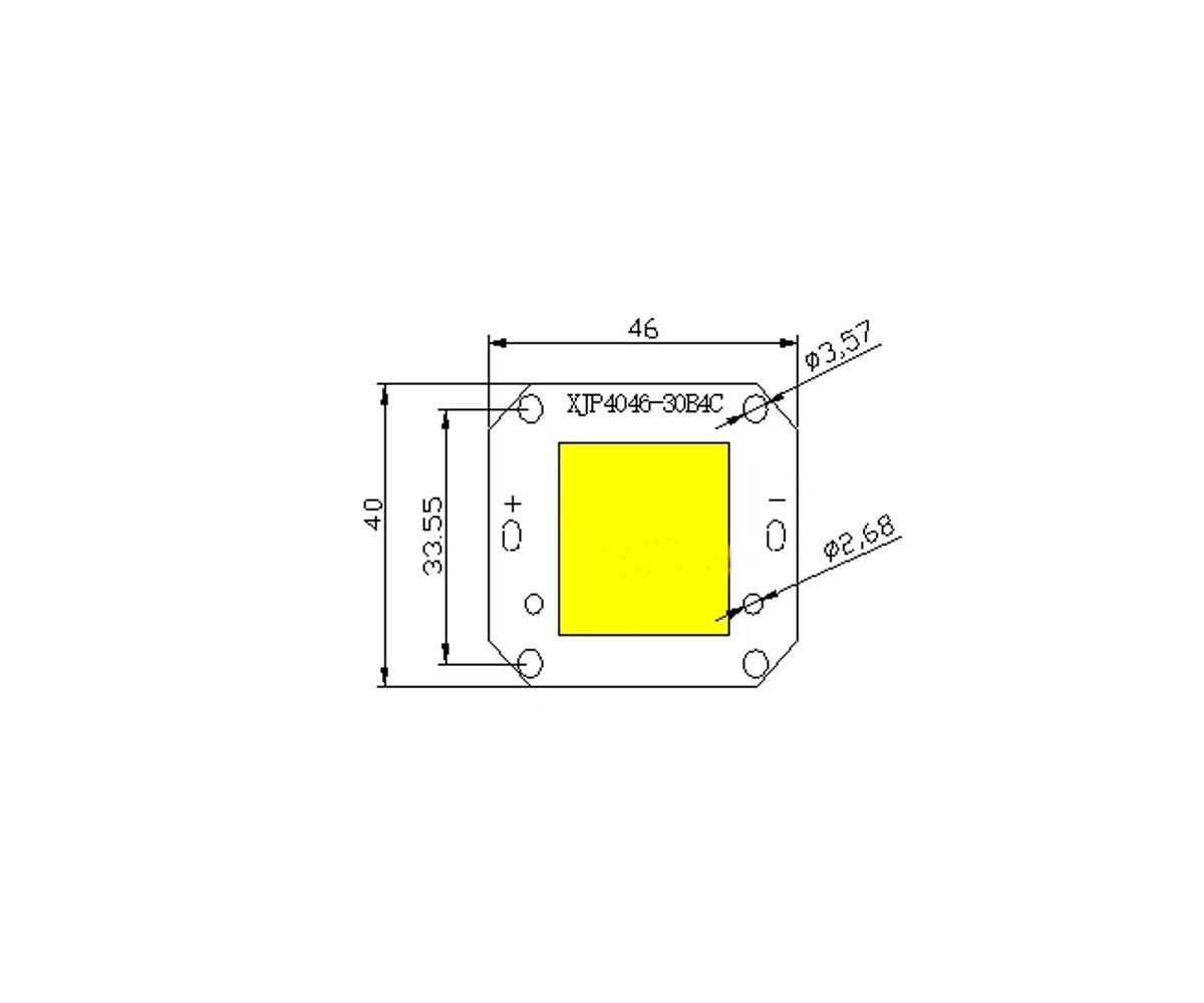 Led Матриця 50w 4000K 12v - Зображення 2